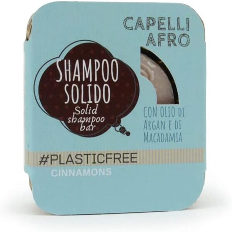 Shampoo solido - Capelli afro alla cannella
